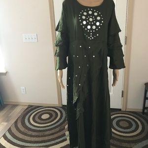 Indian floor length kurti Dress in size 42
